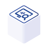3D Cube Icons CARI_Monitoring Service