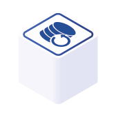 3D Cube Icons CARI_Server Bakcup Services